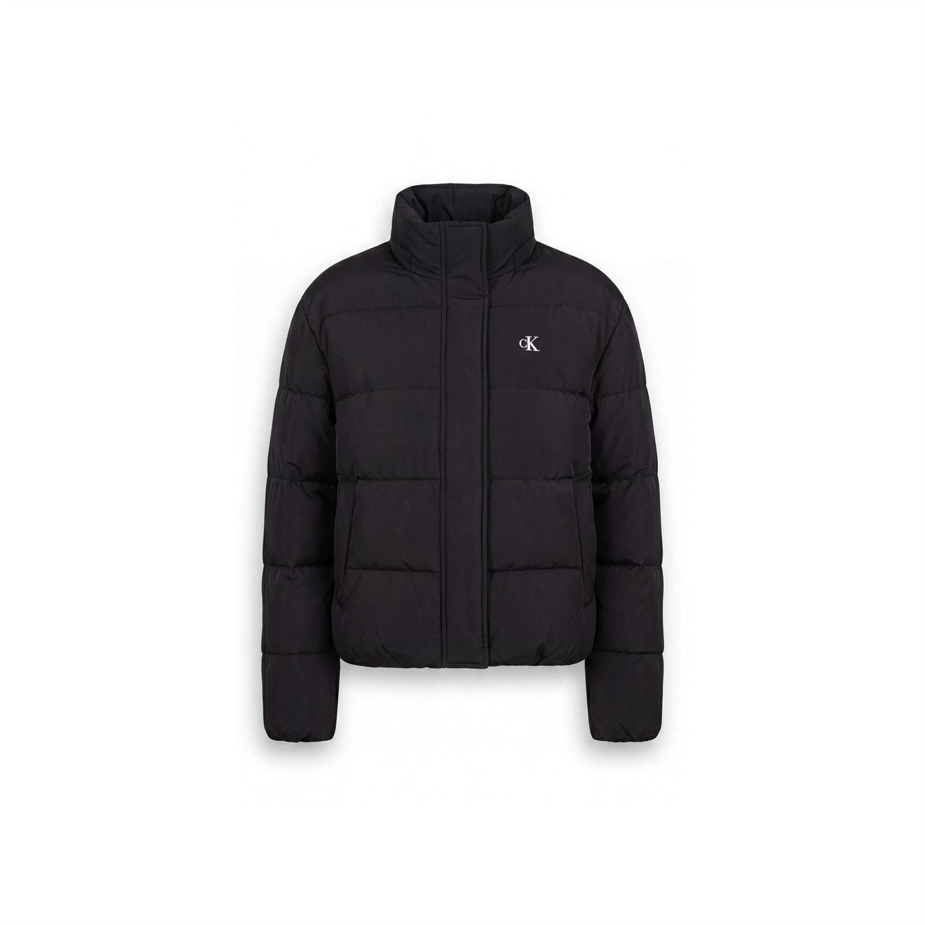 Calvin Klein Jeans  Essential Water Resistant Rds Certified Down Short Puffer Jacket