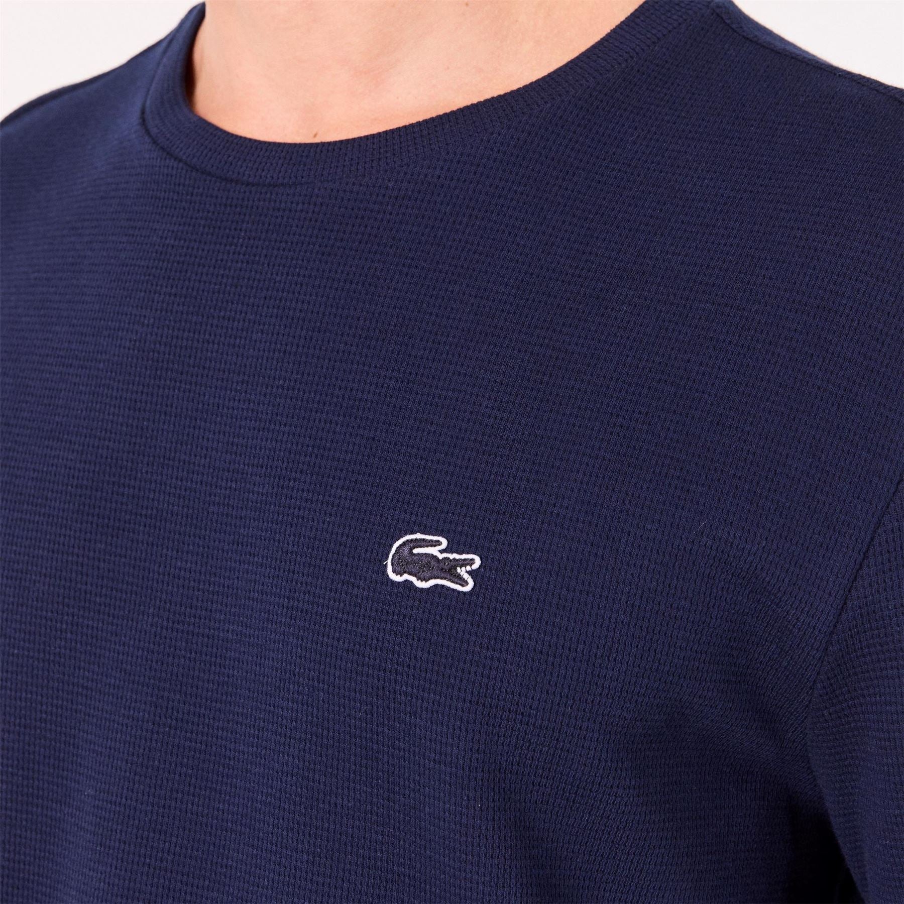 Lacoste Waffle Short Sleeve Pyjama Top