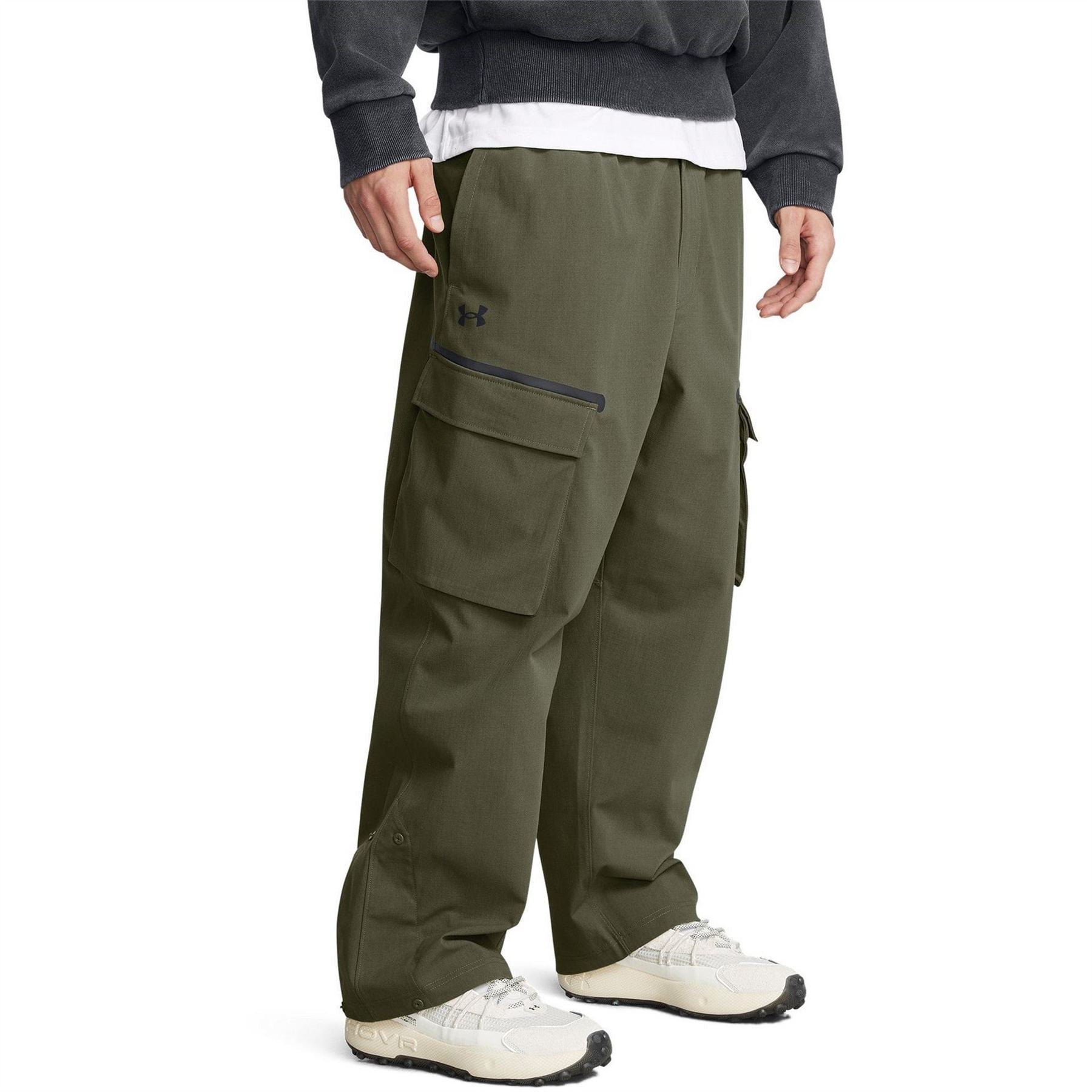 Under Armour Solid Patterned Wide Leg Utility Cargo