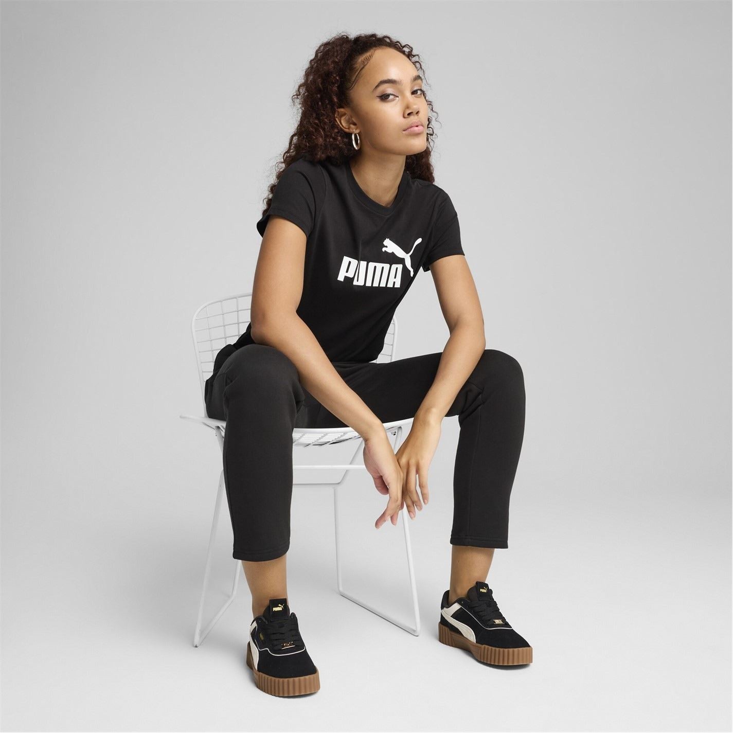 Puma Text Graphic Crew Neck Regular Fit T-Shirt