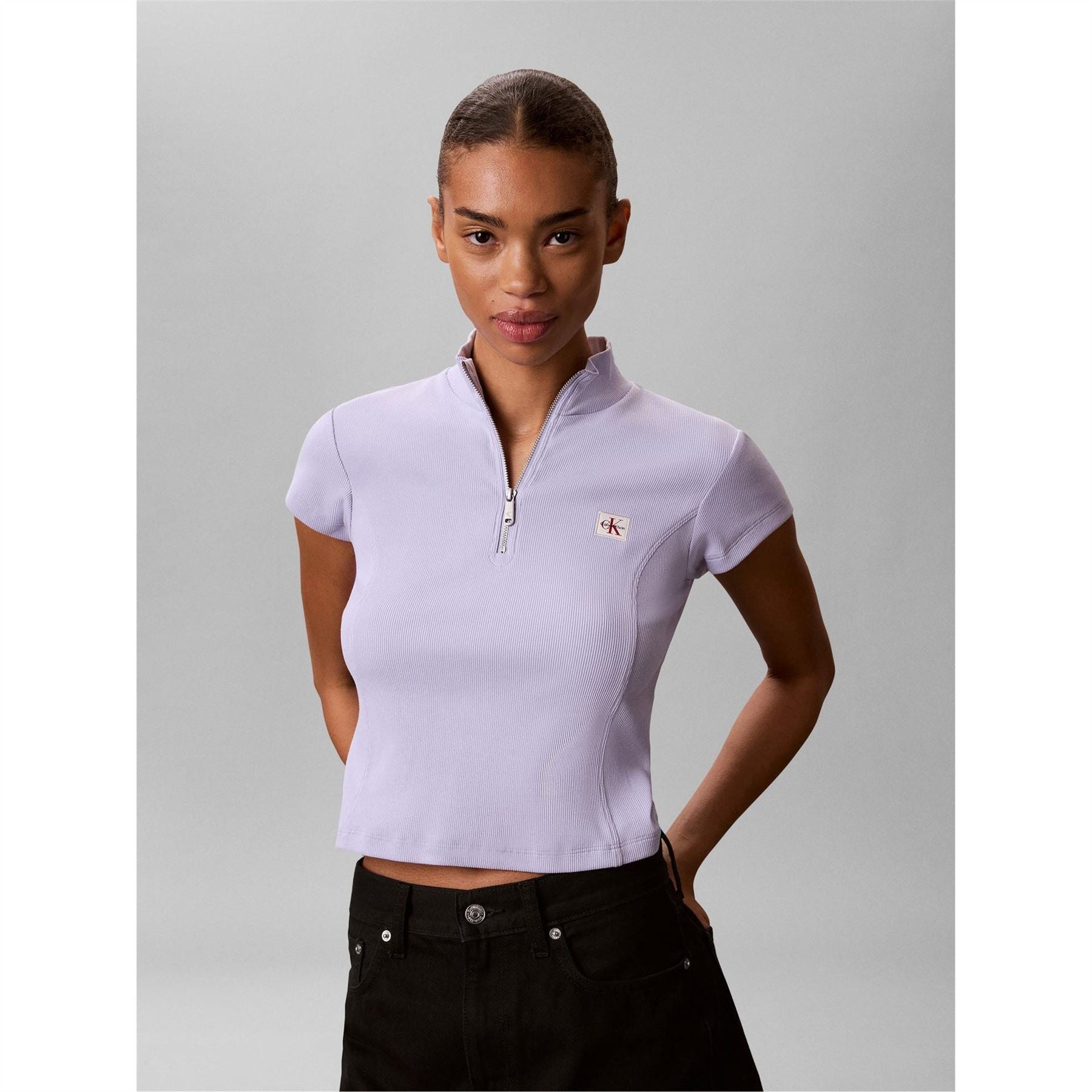 Calvin Klein Jeans Knitted Short Sleeve Polo Shirt