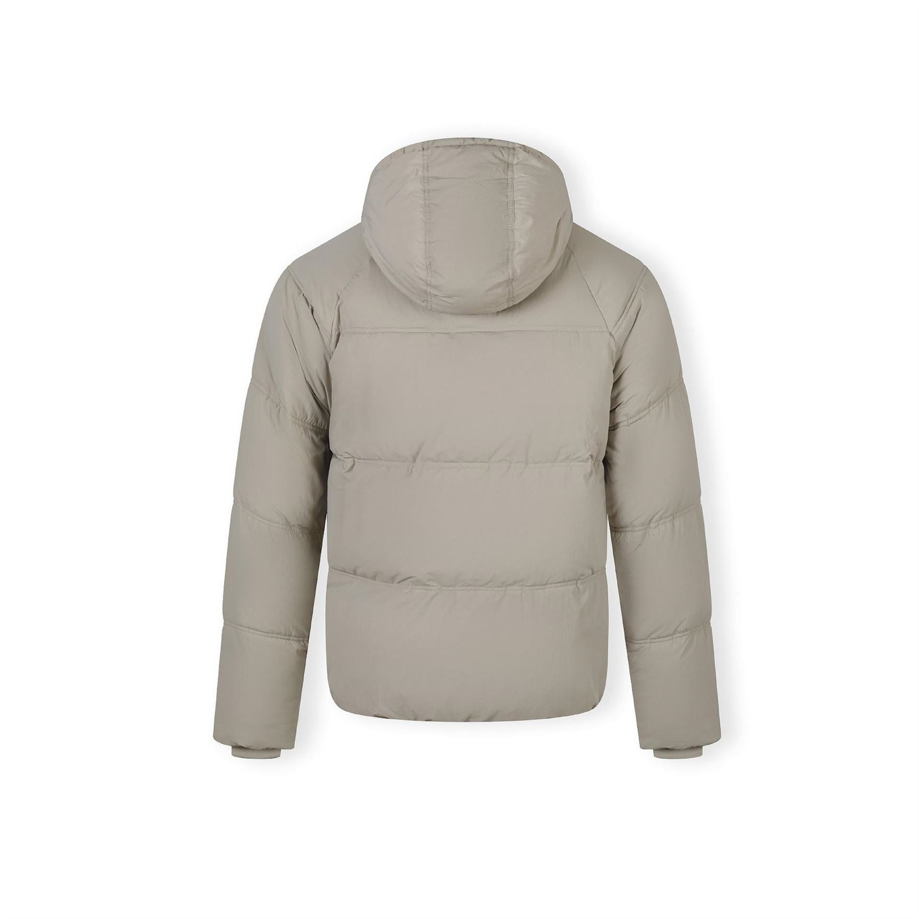 Minoti Boys Quilted Jacket Hood Zip Pockets Grey
