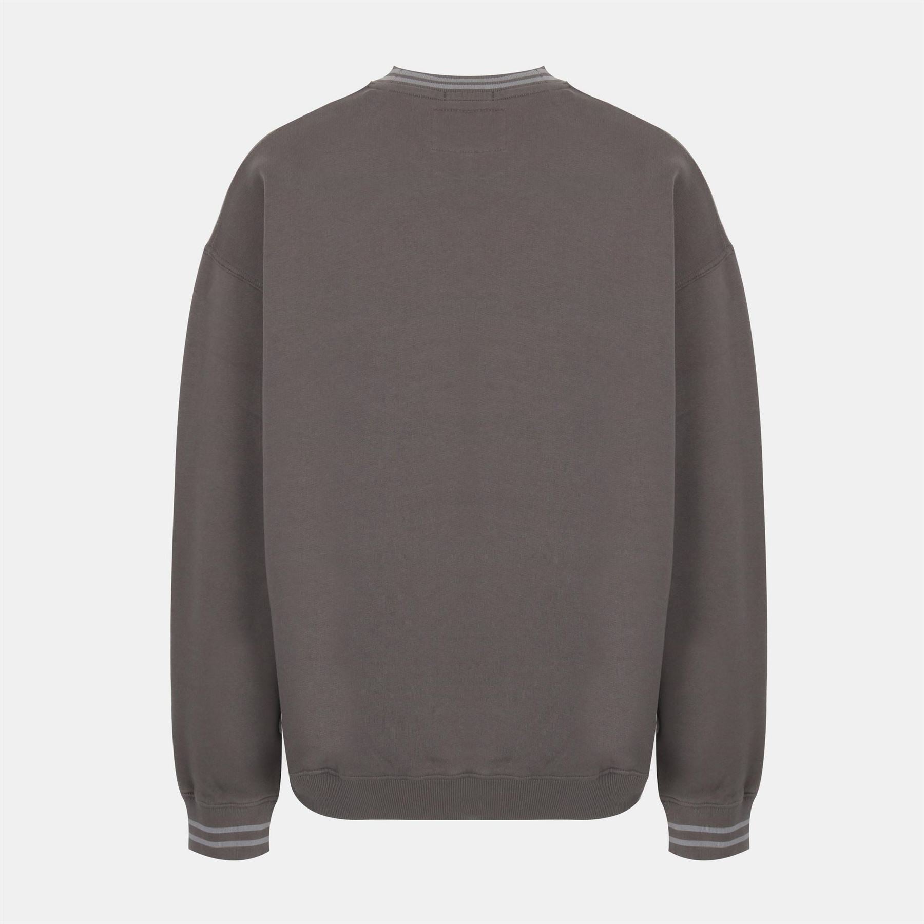 Jack Wills Tipped Graphic Cotton Long Sleeve Oversized Fit Crew Sweatshirt