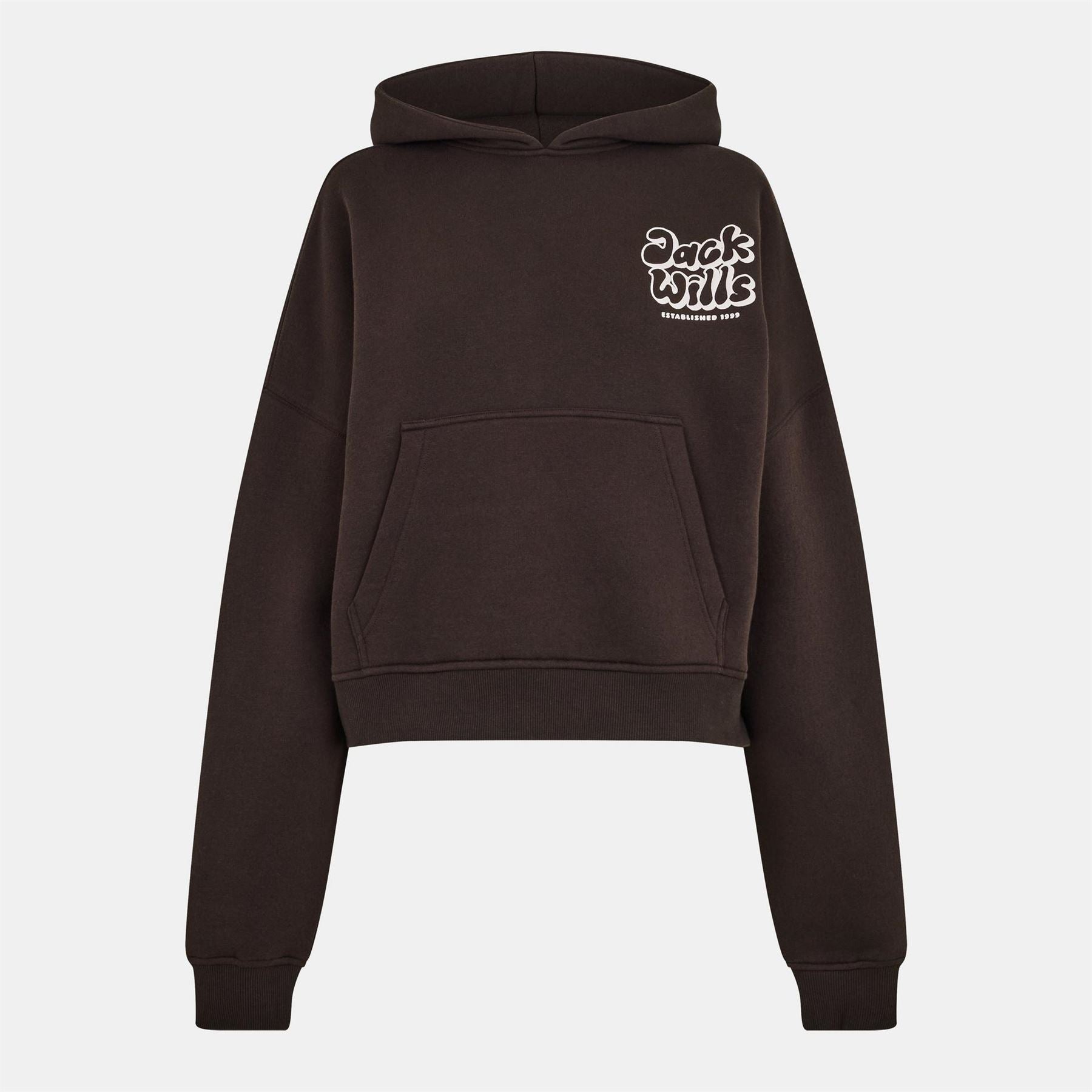 Jack Wills Hooded Neck Long Sleeve Oversize Fit Top
