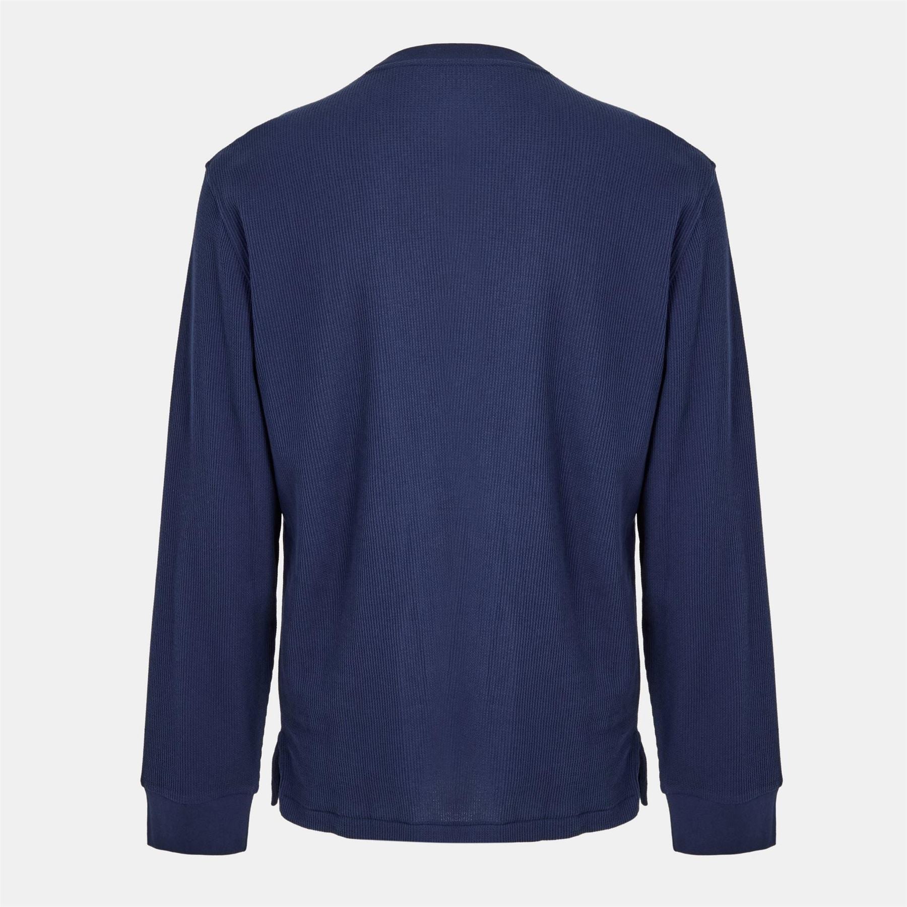 Polo Ralph Lauren Waffle Henley Long Sleeve T-Shirt