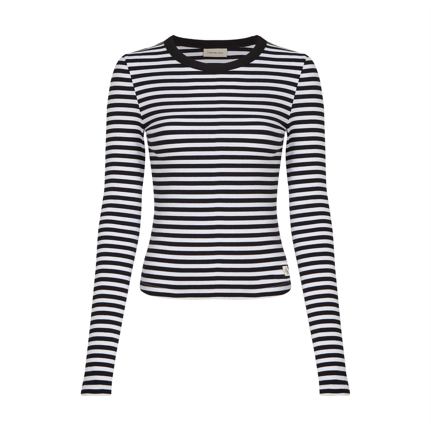 Calvin Klein Jeans Label Rib Long Sleeve