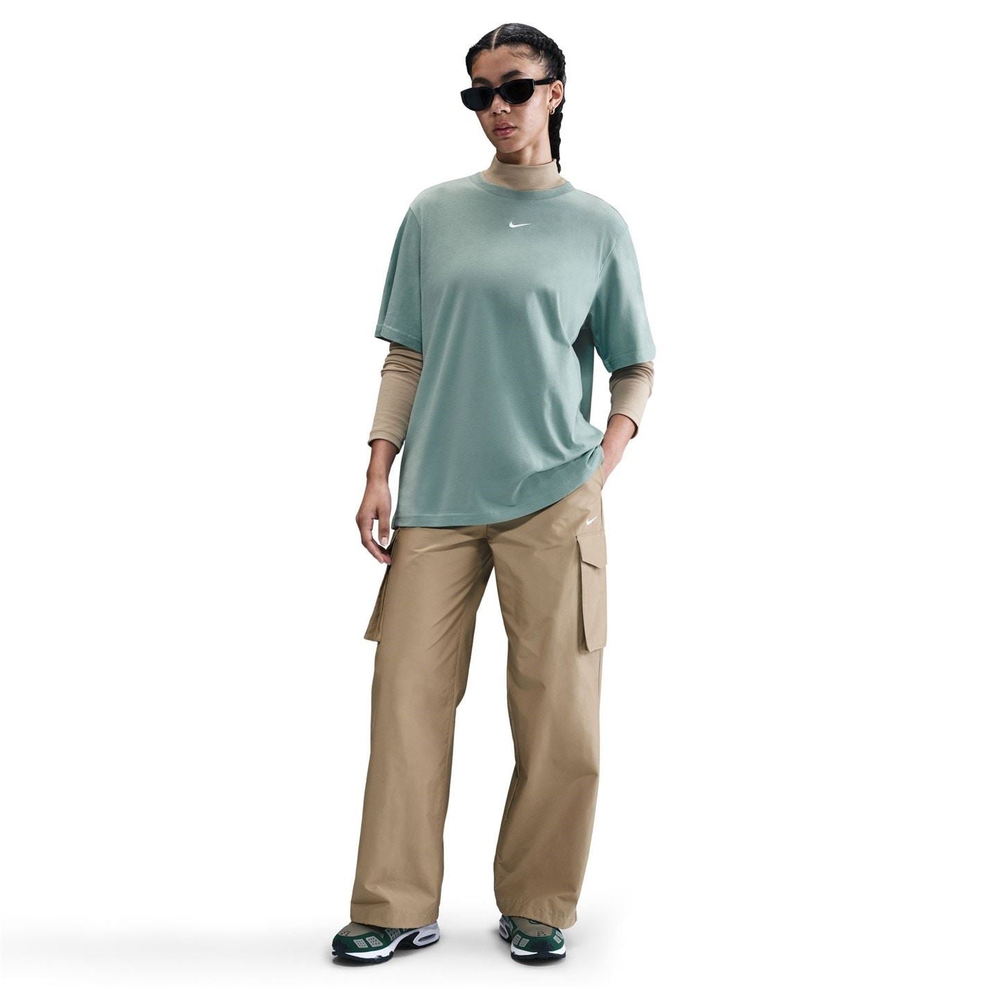 Nike Oversized Logo Print Crew Neck T-Shirt