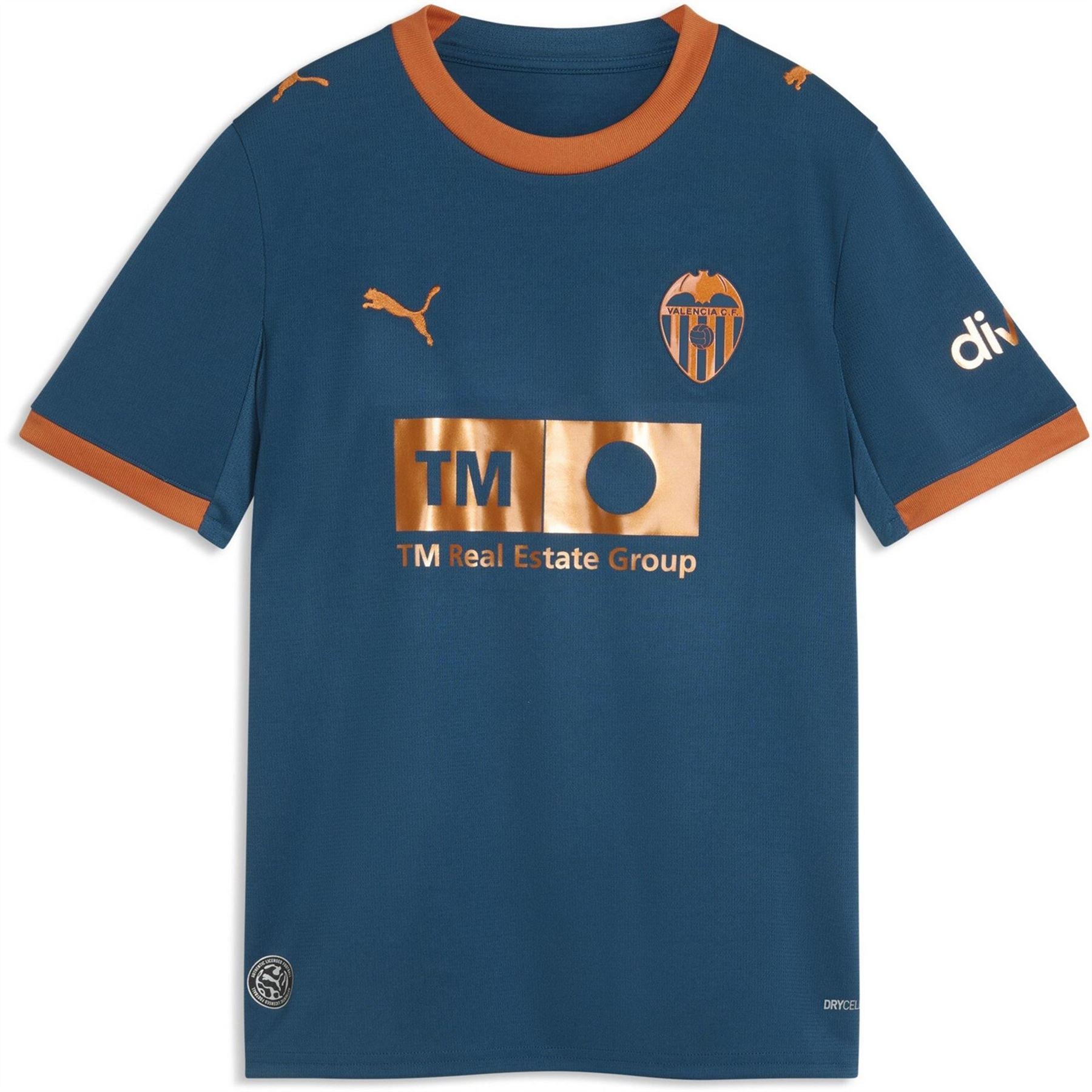 Puma Valencia Away 24 25 Drycell Short Sleeve Football Shirt