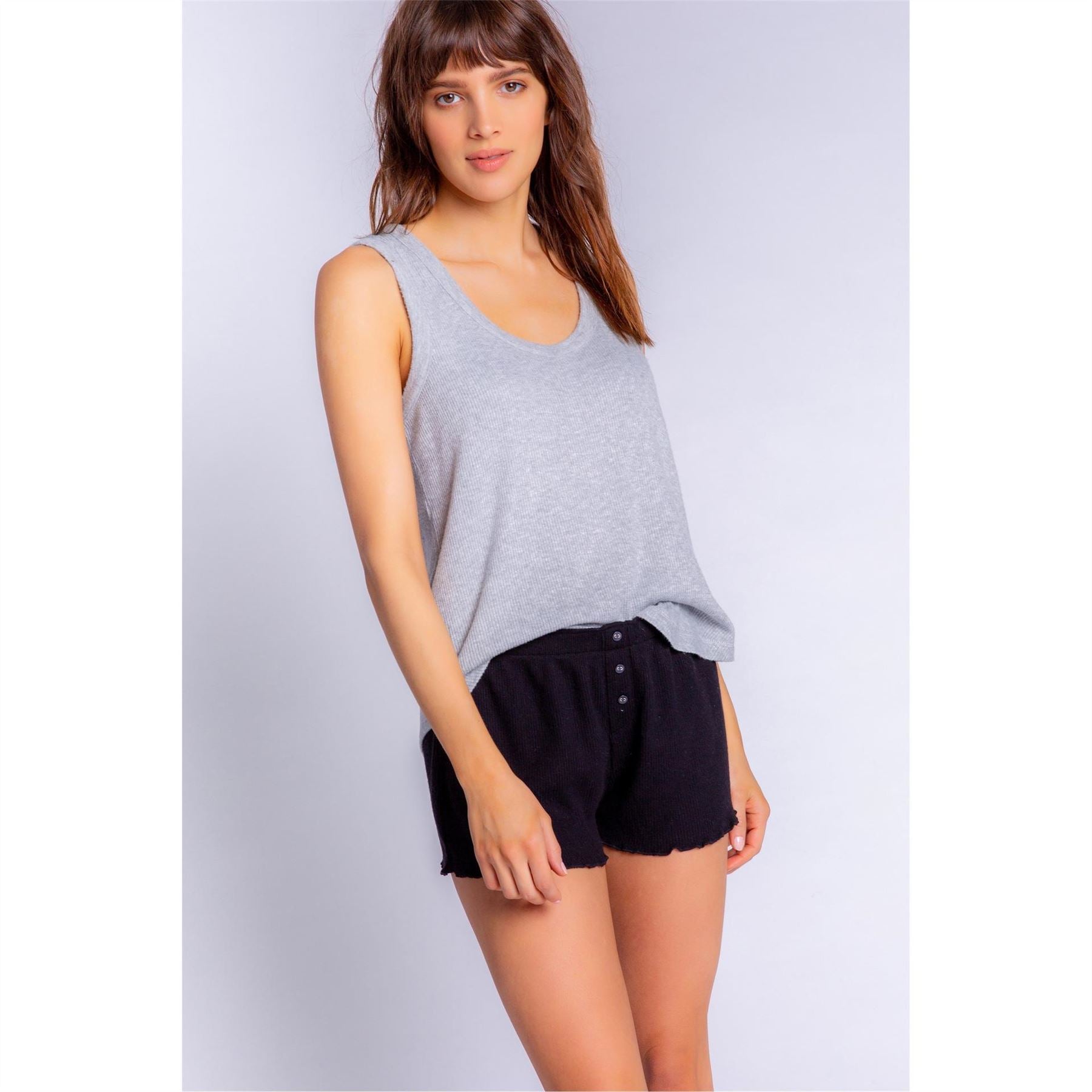 PJ Salvage Salvage Ribbed Shorts