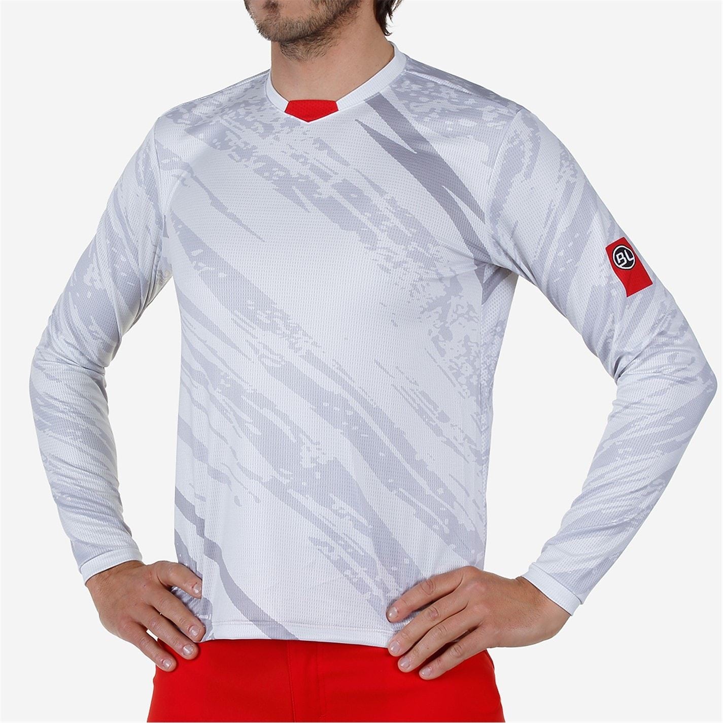 Bicycle Line Ponente UPF 30+ V Neck Long Sleeve Cycling Jersey
