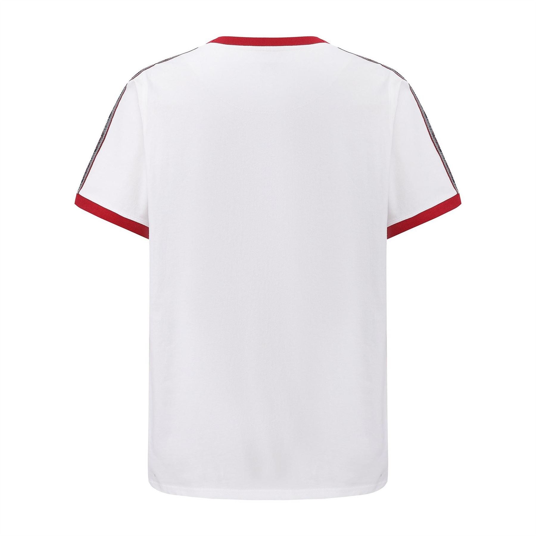Pretty Green Mens Green Tape Tee