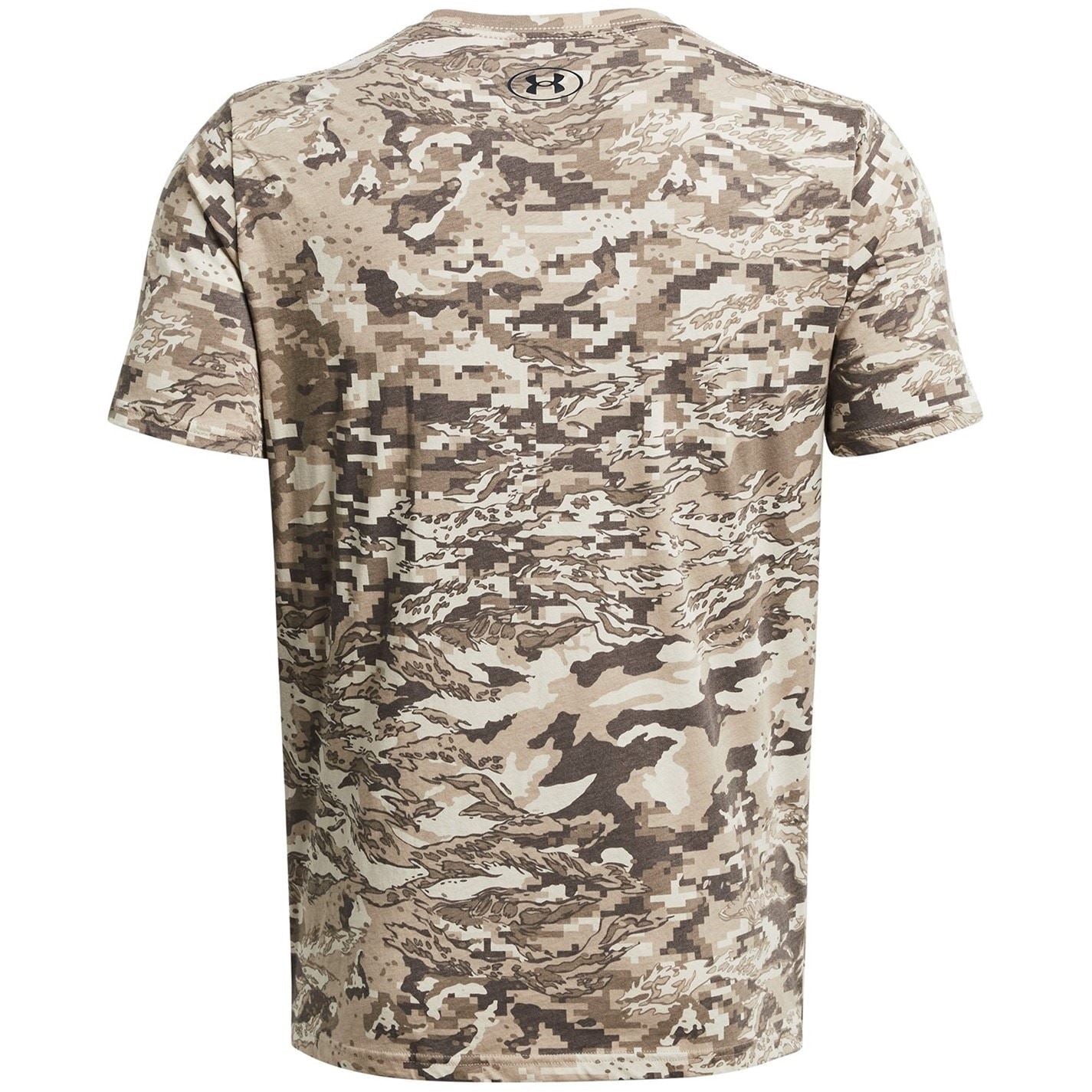 Under Armour Camo Regular Fit Crew Neck T-Shirt
