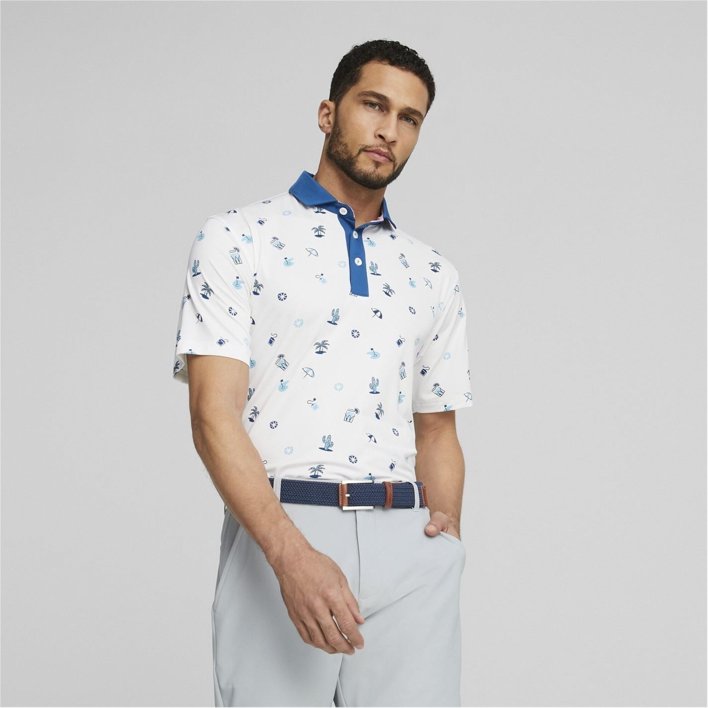 Puma Mens Ap Mattr Dunes Polo Shirt