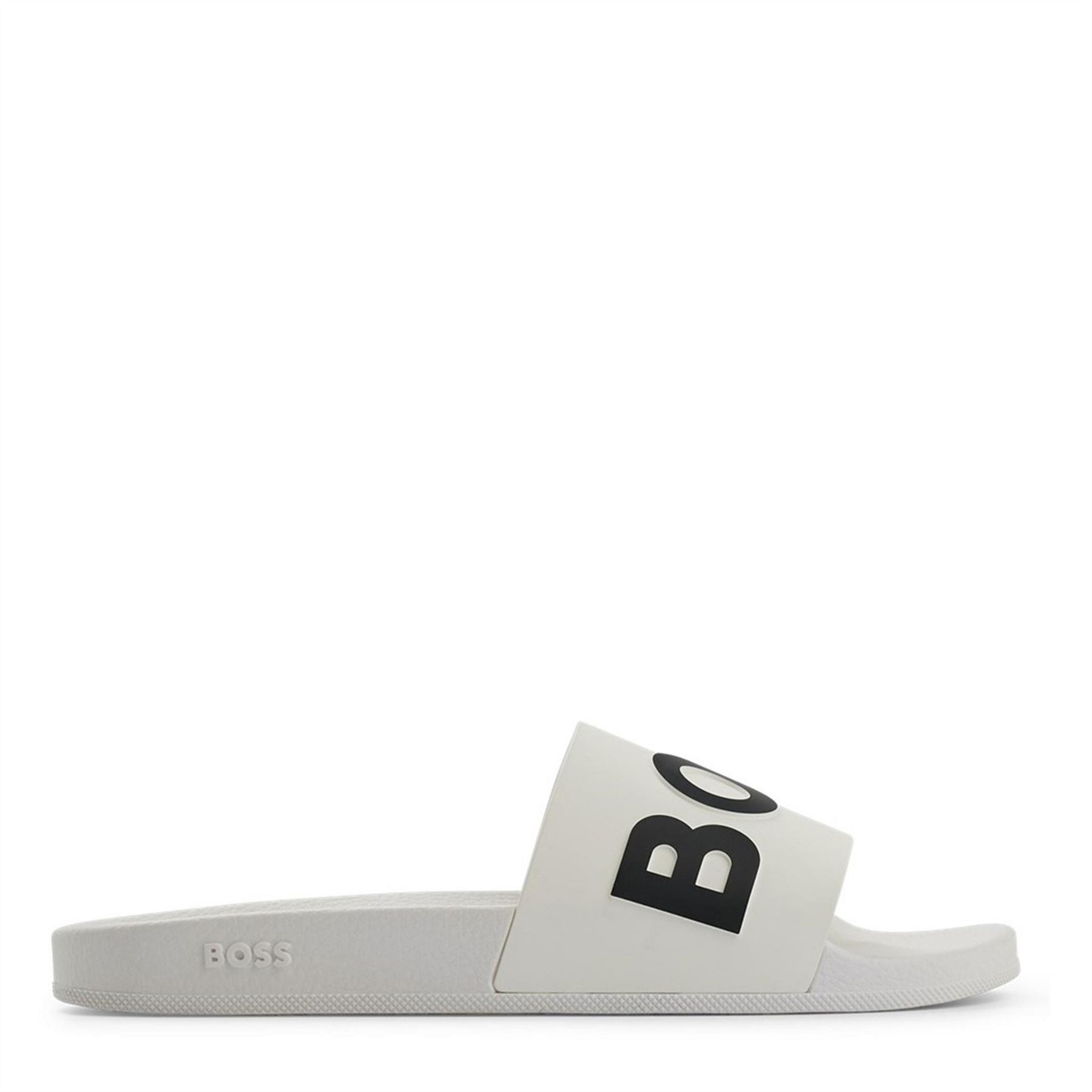 Boss Bay Logo Sliders, Branding Strap Sandals