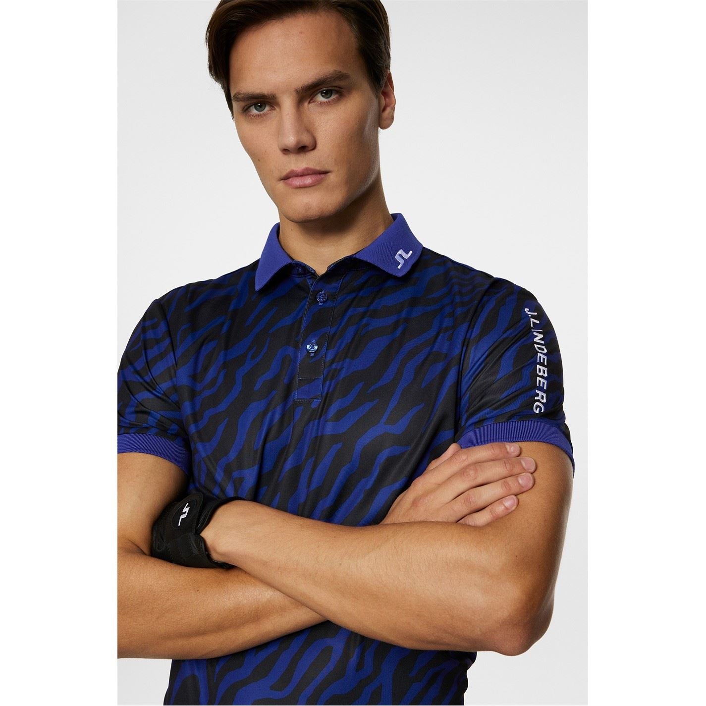 J Lindeberg Golf Short Sleeve Performance Polo Shirt