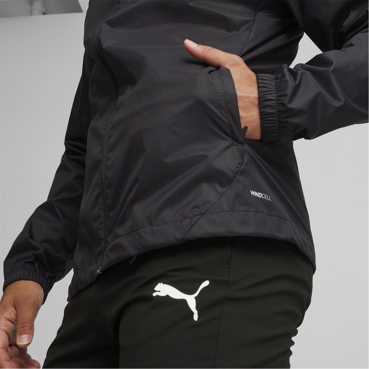 Puma Teamfinal Allweather Waterproof Lightweight Rain Anorak