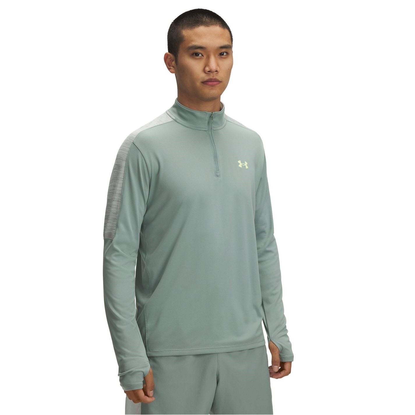 Under Armour Tech Zip Neck Long Sleeve Raglan Sweatshirt