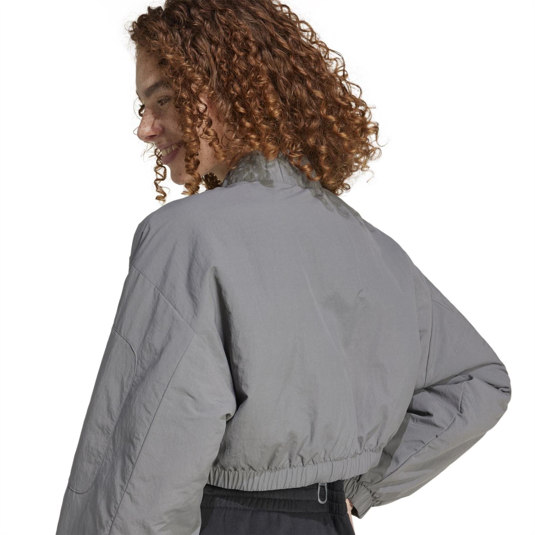 adidas City Escape Padded Cropped Bomber Jacket