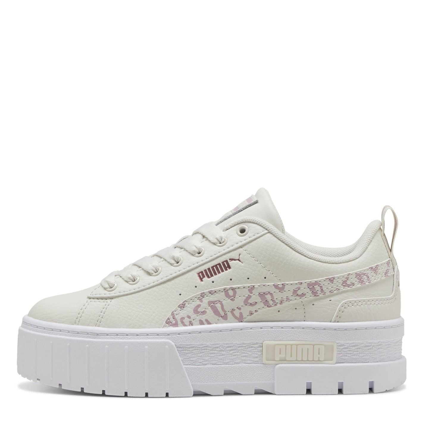 Puma Junior Mayze Graphic Print Platform Skate Shoes