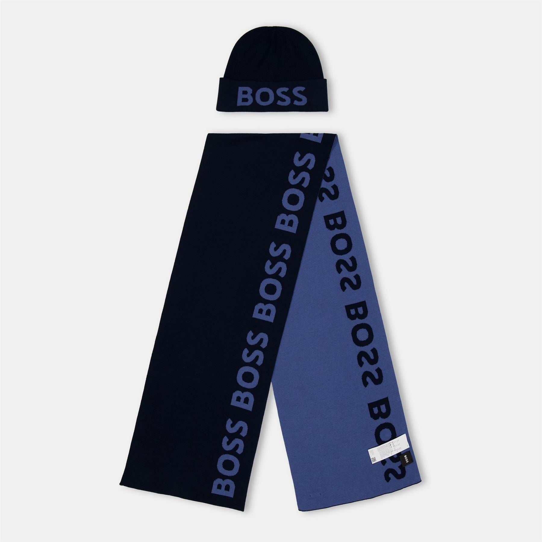 Boss Paradiso Oblong Scarf with Logo