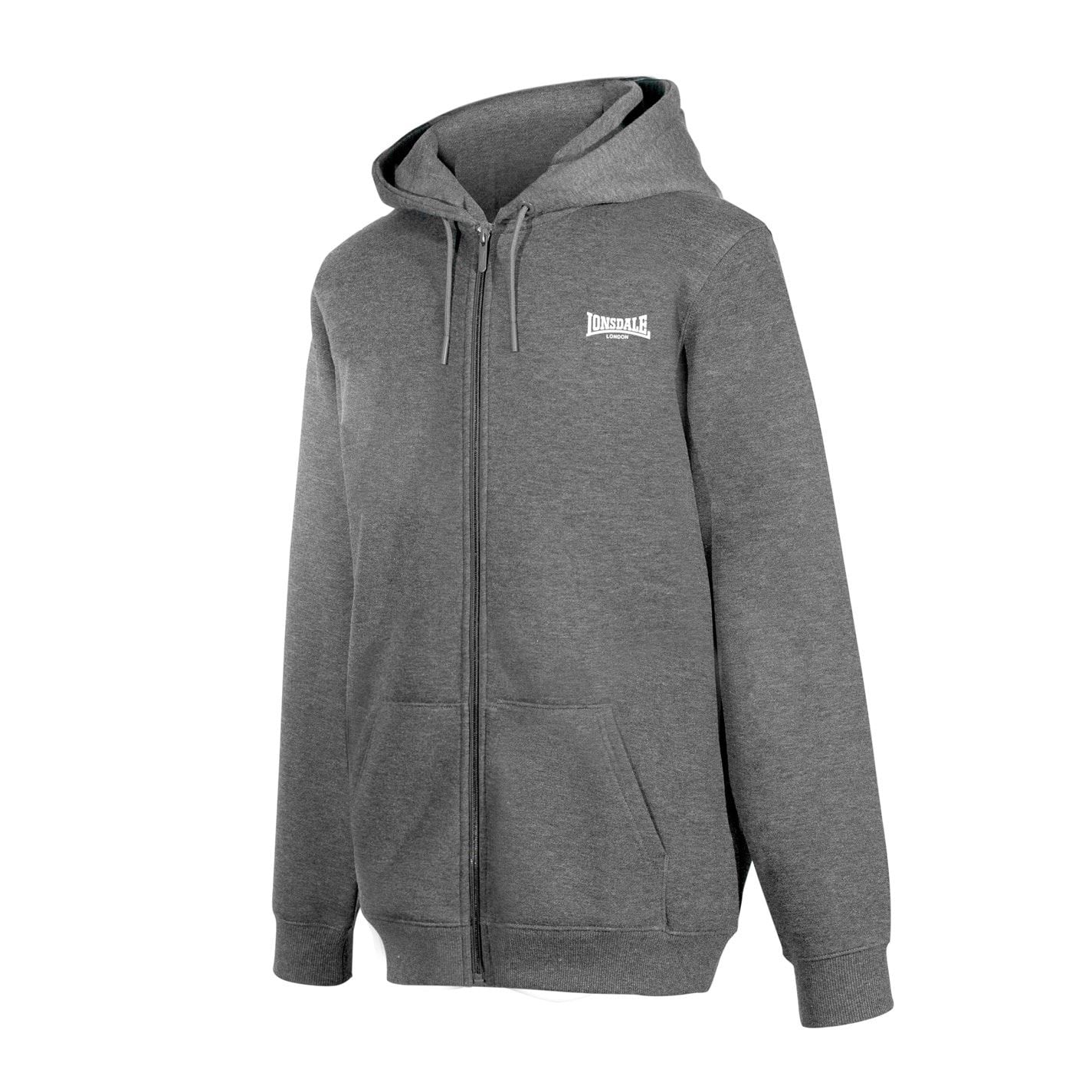 Lonsdale Mens Essential Zip Hoodie