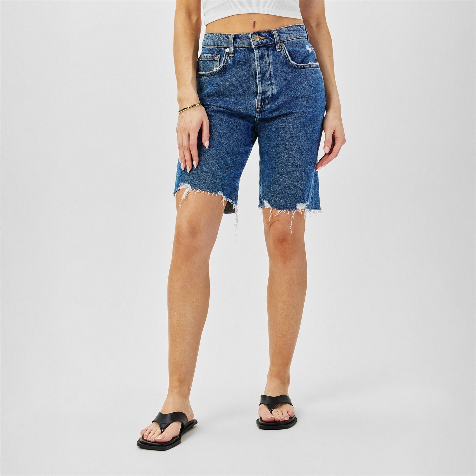 7 For All Mankind Andy Denim Shorts