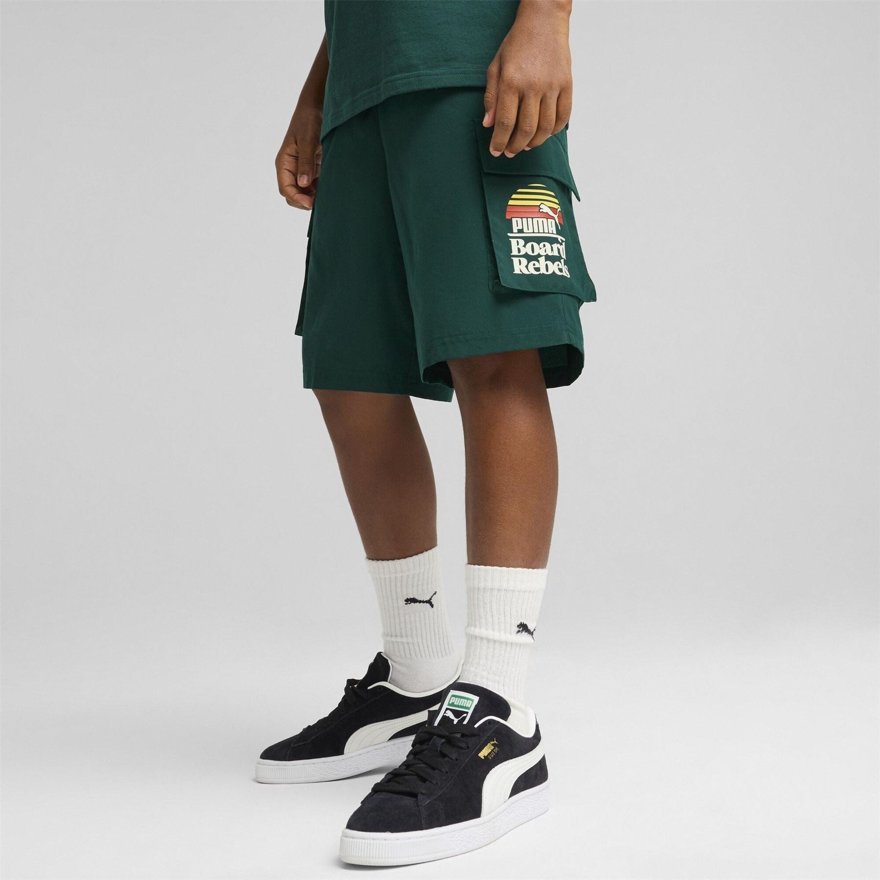 Puma Kids Mid90s Cargo Chino Shorts
