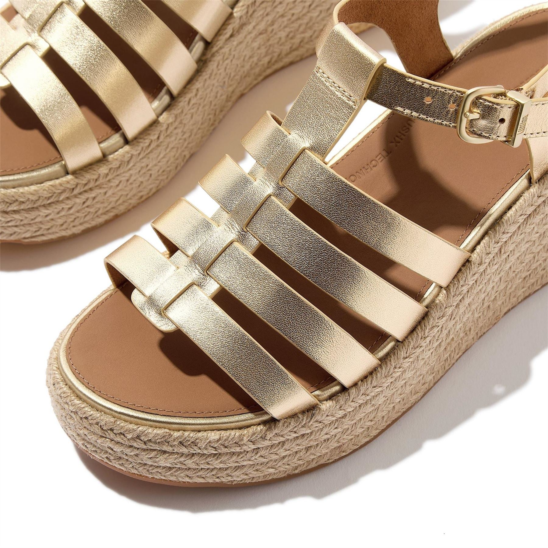 Fitflop Platform Gladiator Espadrille Wedge Sandals