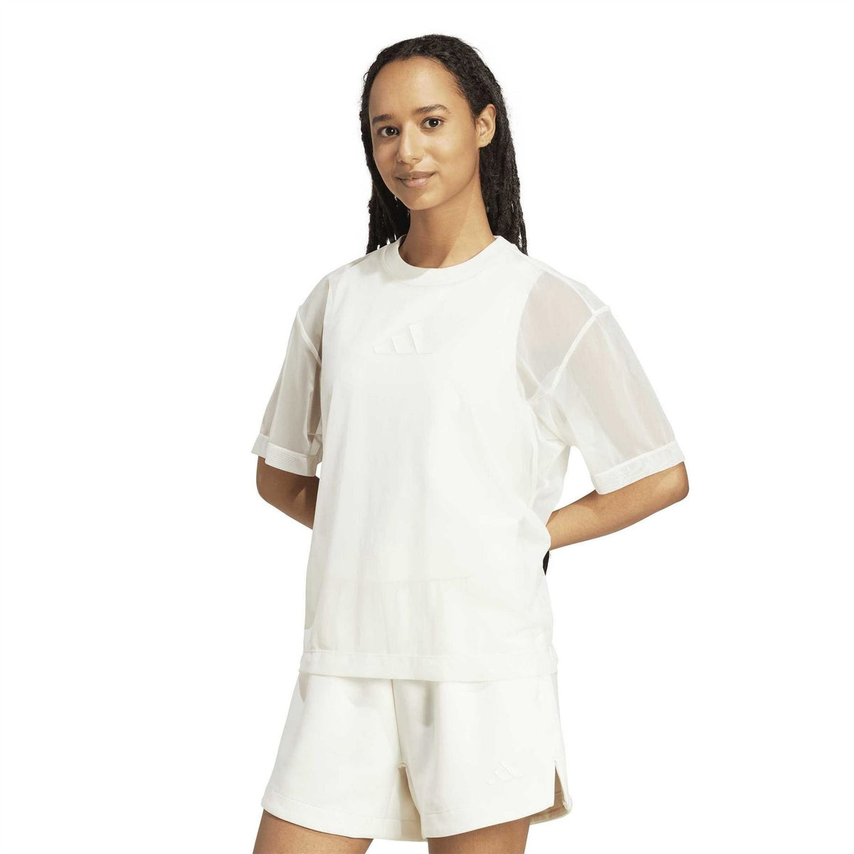 adidas Bold Logo Crew Neck Short Sleeve Competition T-Shirt
