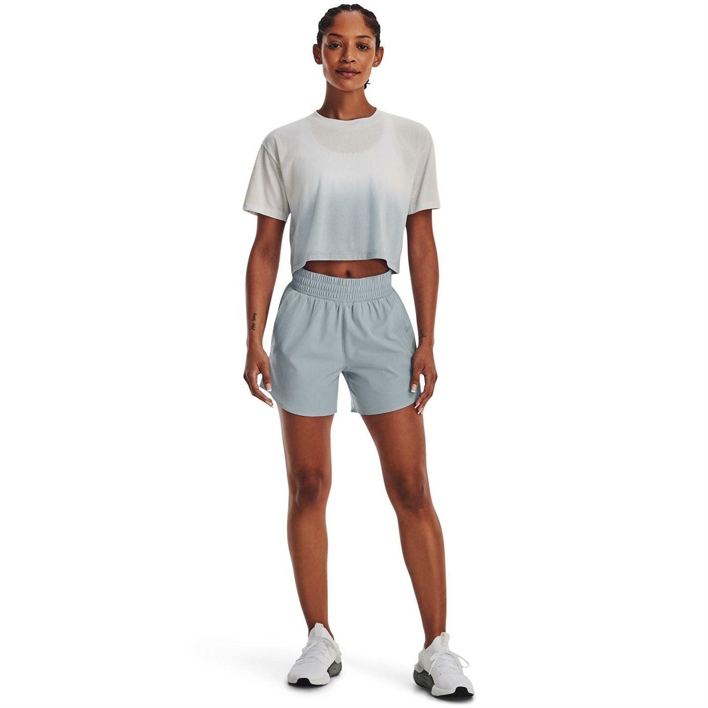 Under Armour Cropped Crew Neck Relaxed Fit T-Shirt