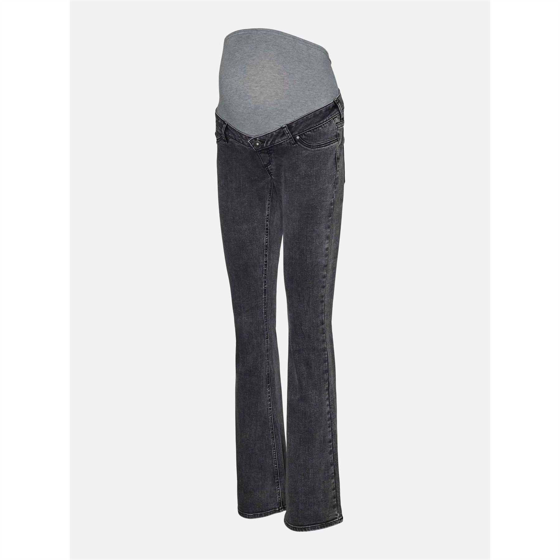 Mamalicious Mlosaka Flared Five Pocket Jeans