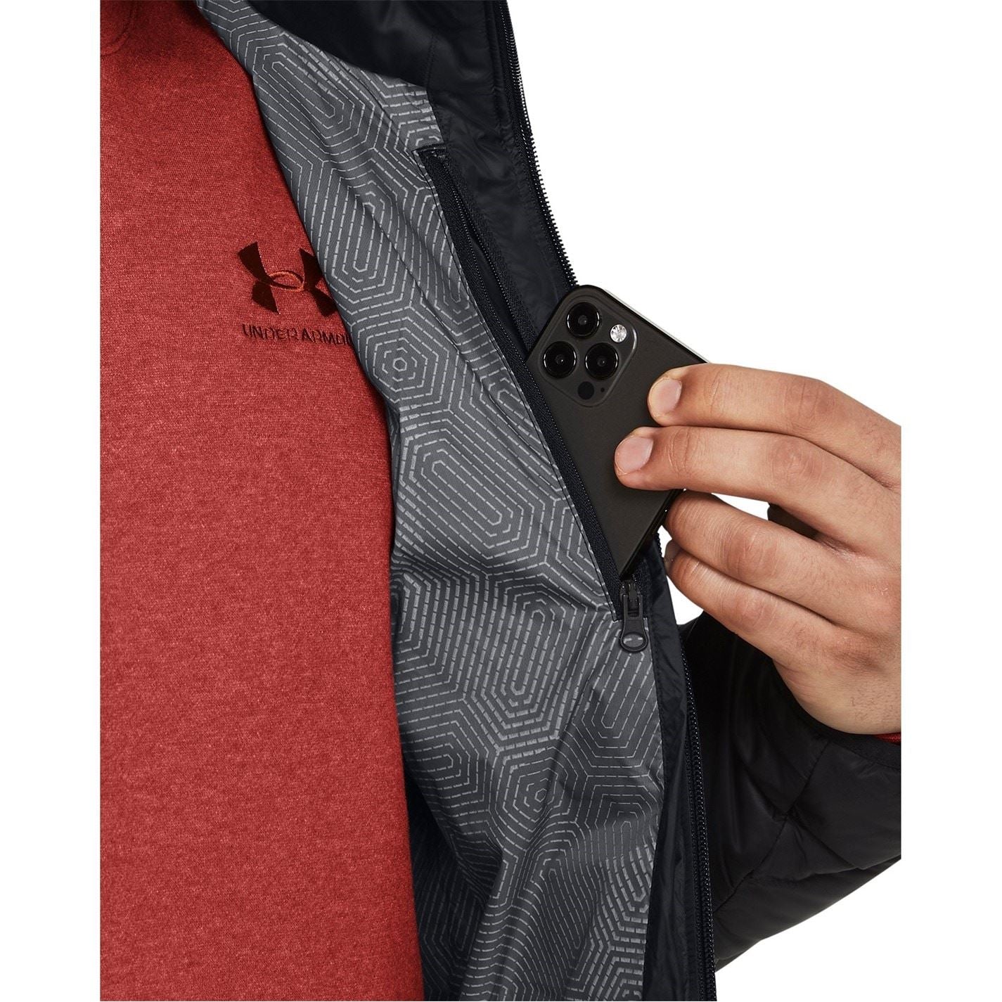 Under Armour Mens Armour Legend Down Hooded Jacket Puffer