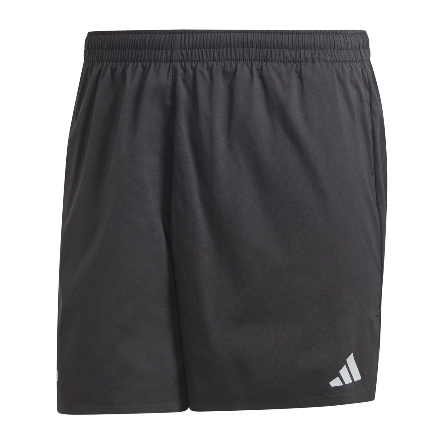 adidas Solid Bermuda Shorts with Elasticated Waistband