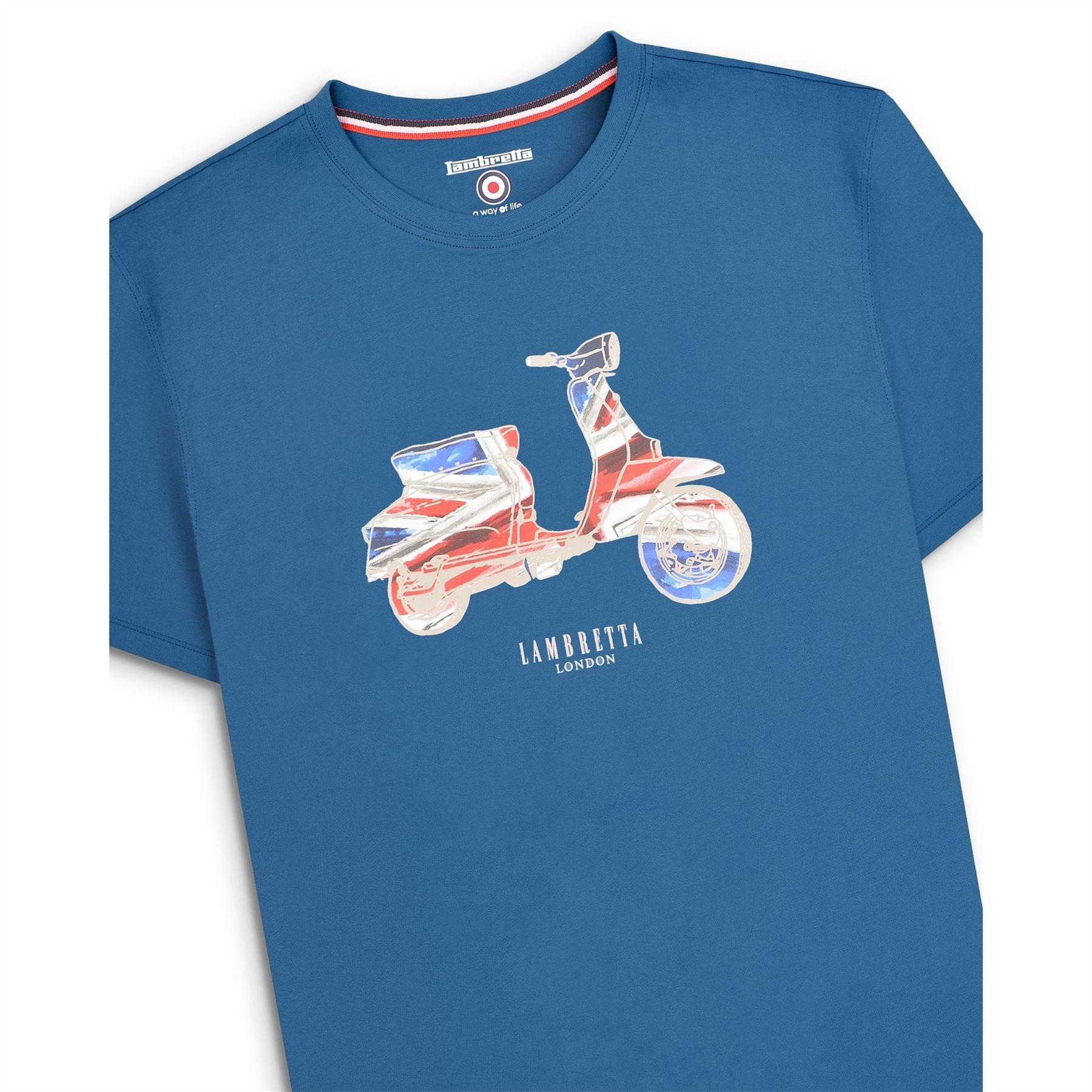 Lambretta Flag Graphic Regular Fit T-Shirt
