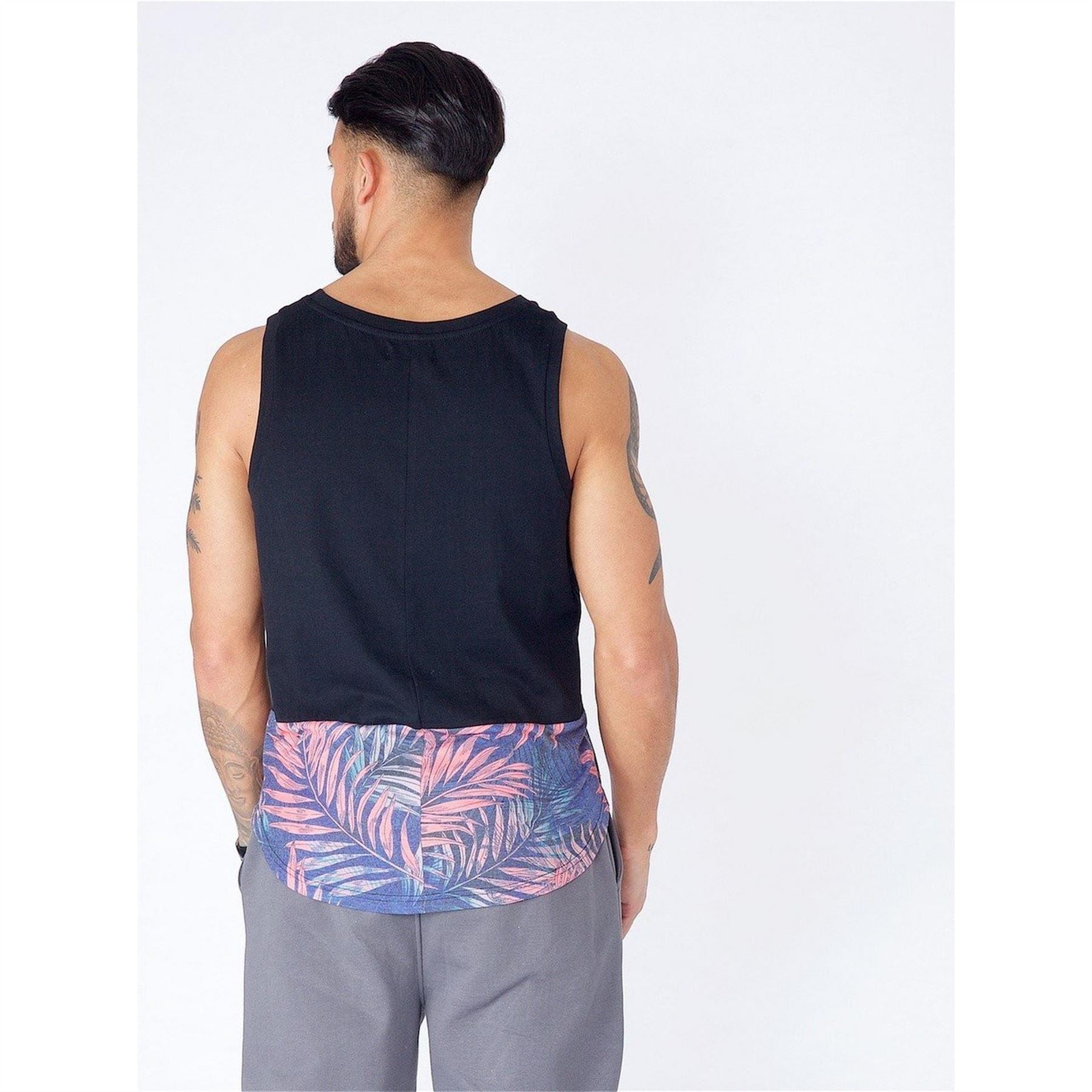 Another Influence Print Panel Regular Fit Tank