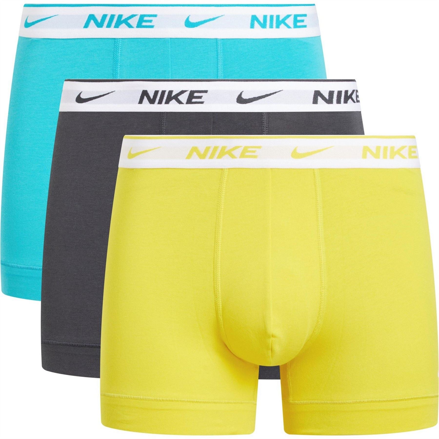 Nike Mens 3 Pack Everyday Cotton Trunks