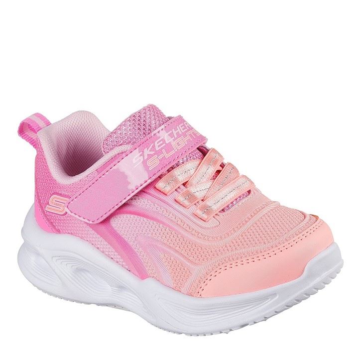 Skechers Gore  And  Strap Sneaker W Ombr Light Up Trainers Girls