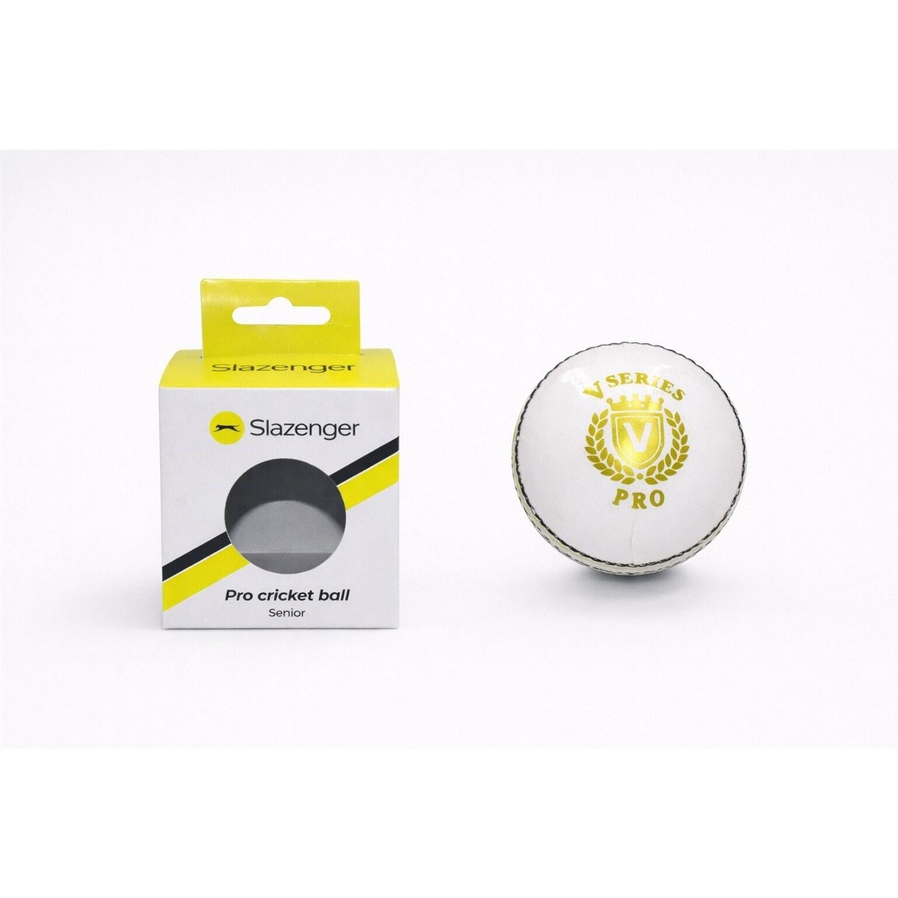 Slazenger Visibility Leather Outdoor Cricket Ball