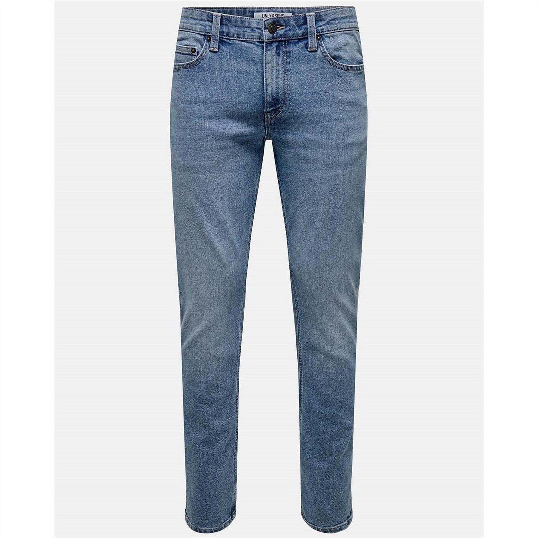 Only and Sons Solid Patterned Slim Cut Pants