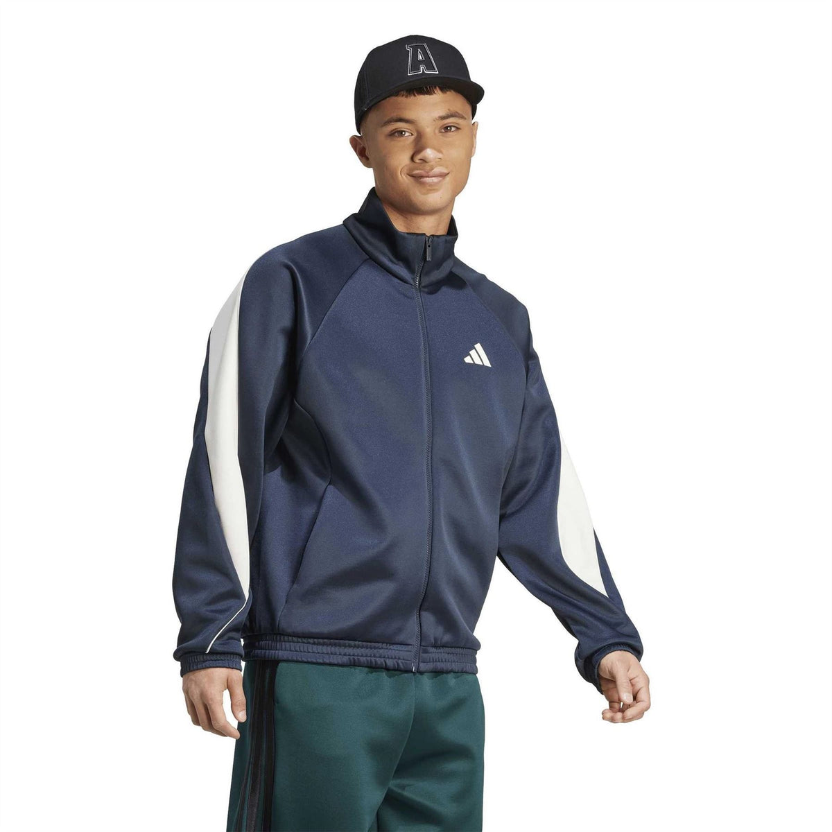 adidas Stadium Cotton Long Sleeve Tracksuit Top
