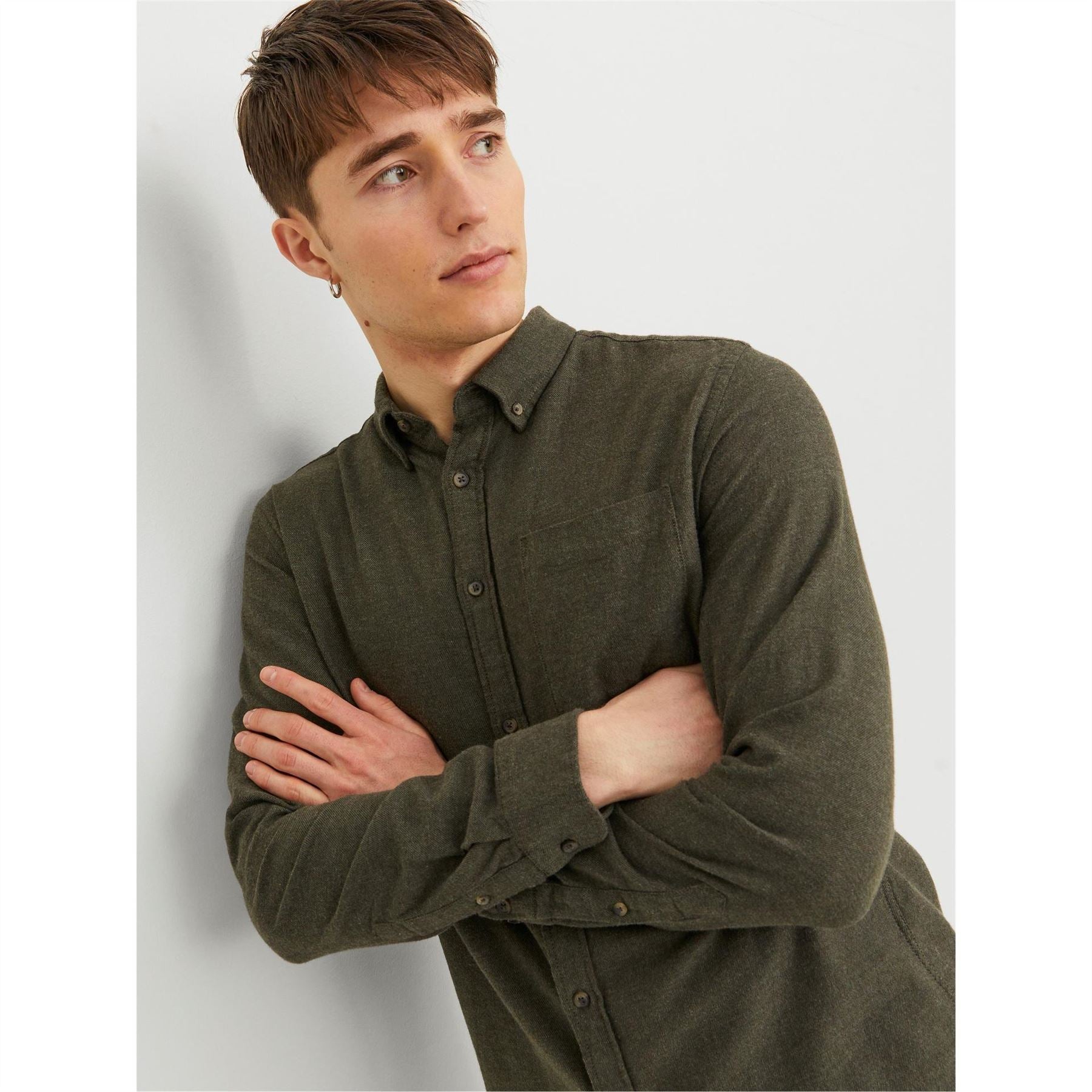 Jack and Jones Slim Fit Long Sleeve Shirt
