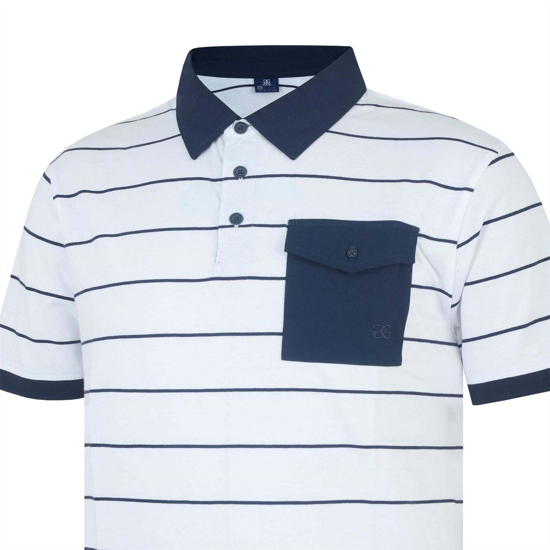 Giorgio Stripe Short Sleeve Polo Shirt