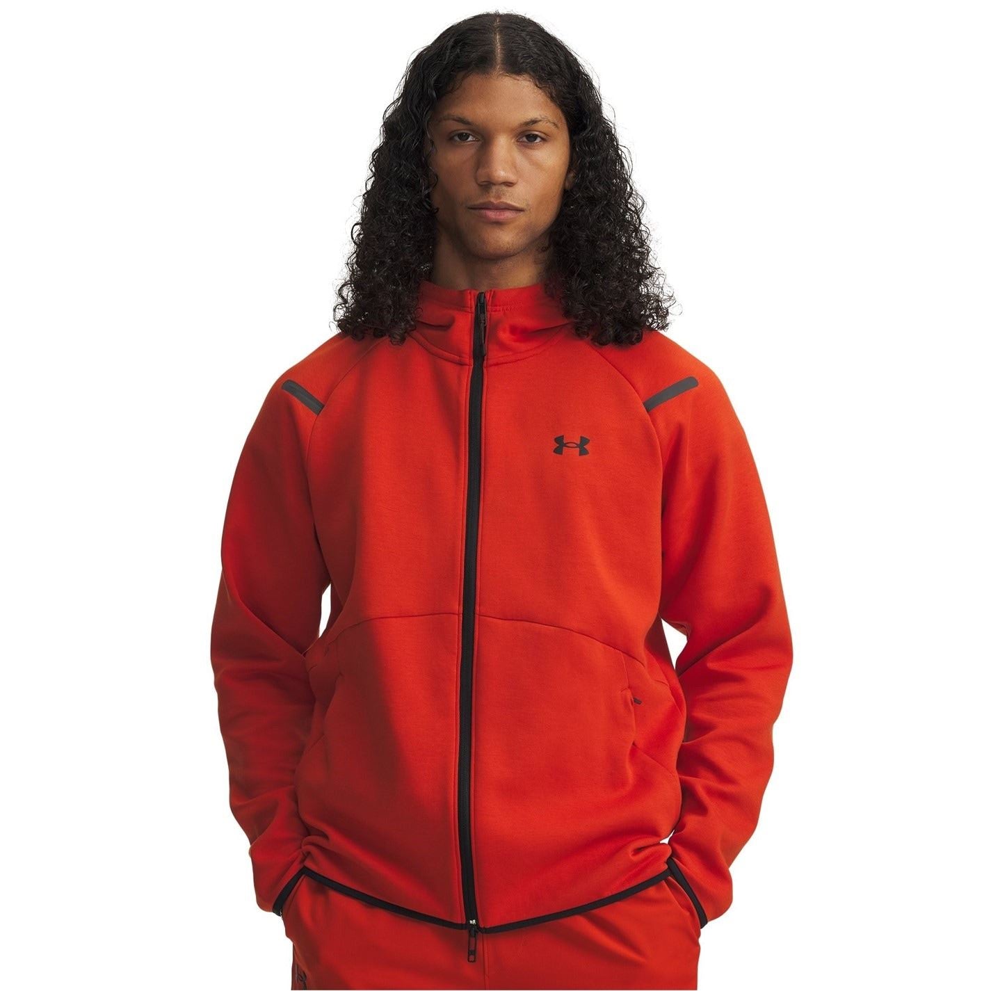 Under Armour Unstoppable Hooded Ribbed Cuff Sweat Jacket