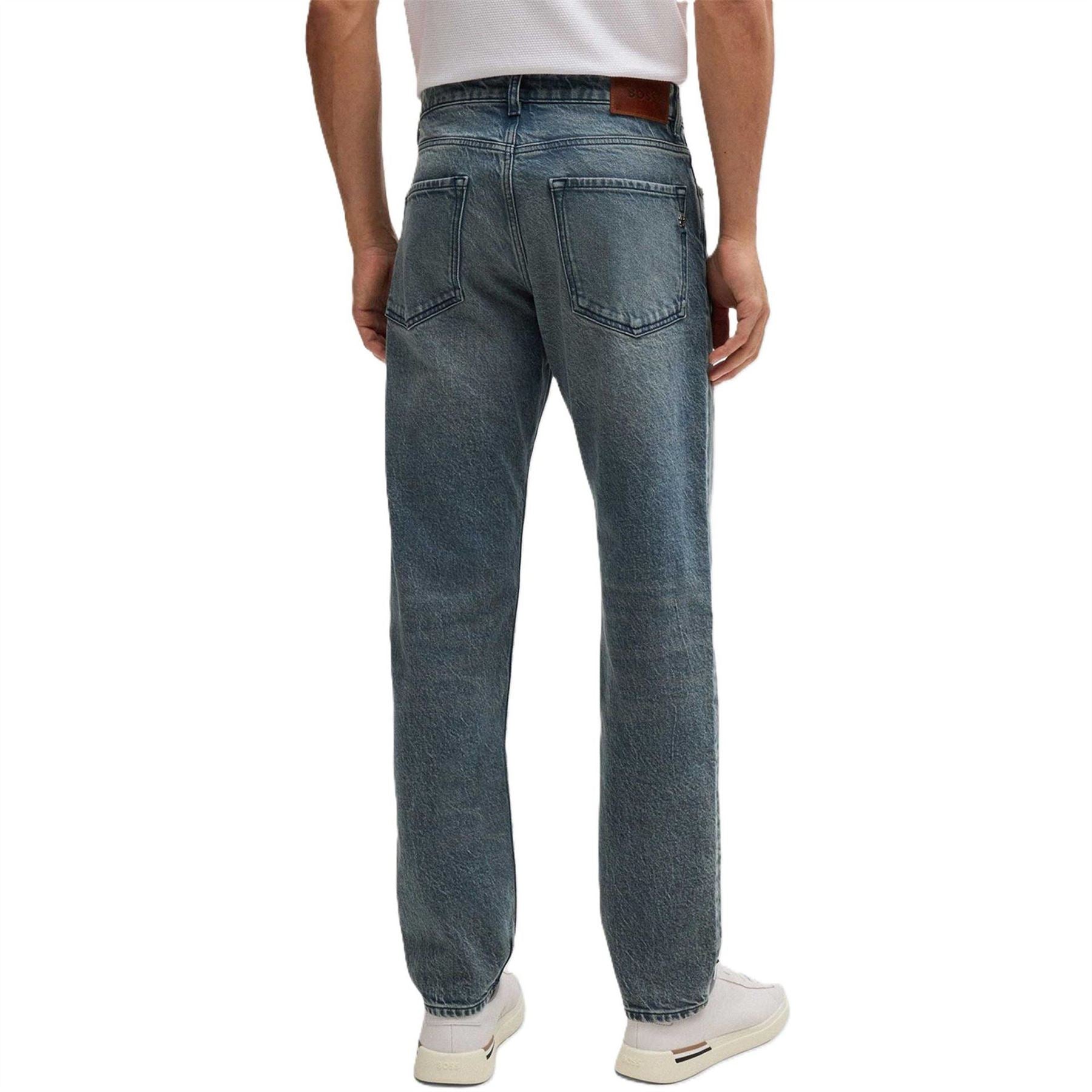 Boss Mid Rise Slim Fit Five Pocket Jeans