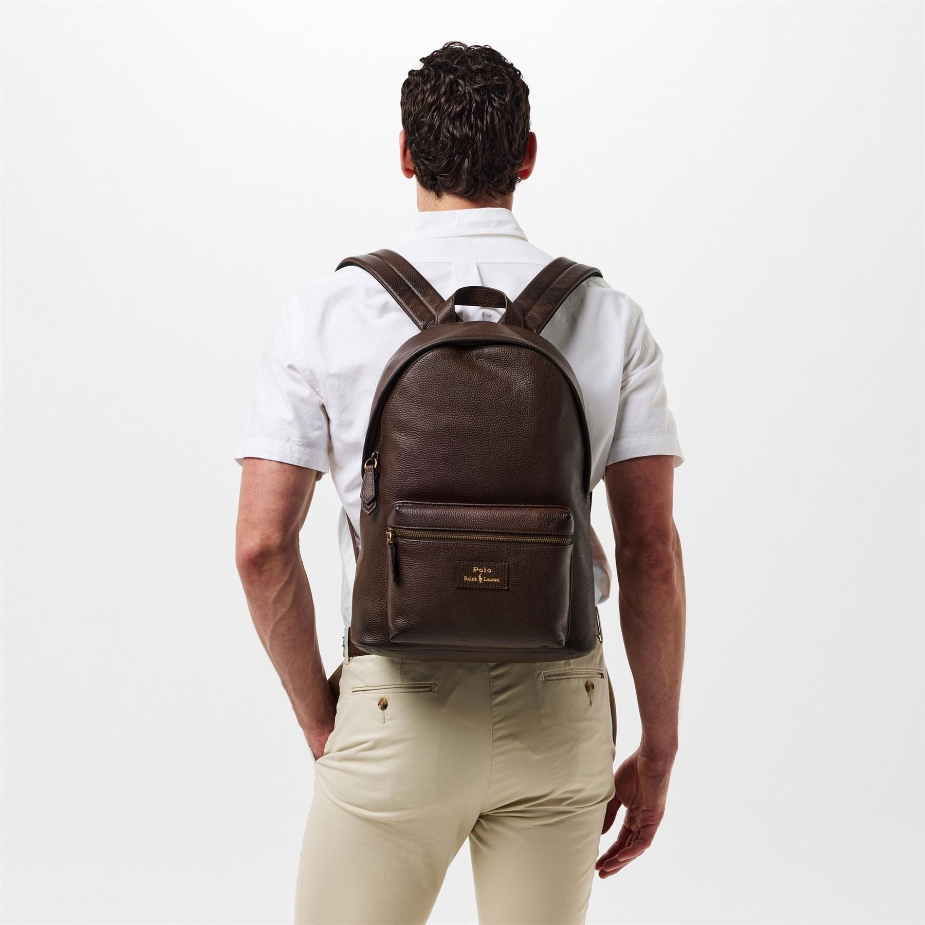 Polo Ralph Lauren Oval Shape Rucksack with Logo Patch