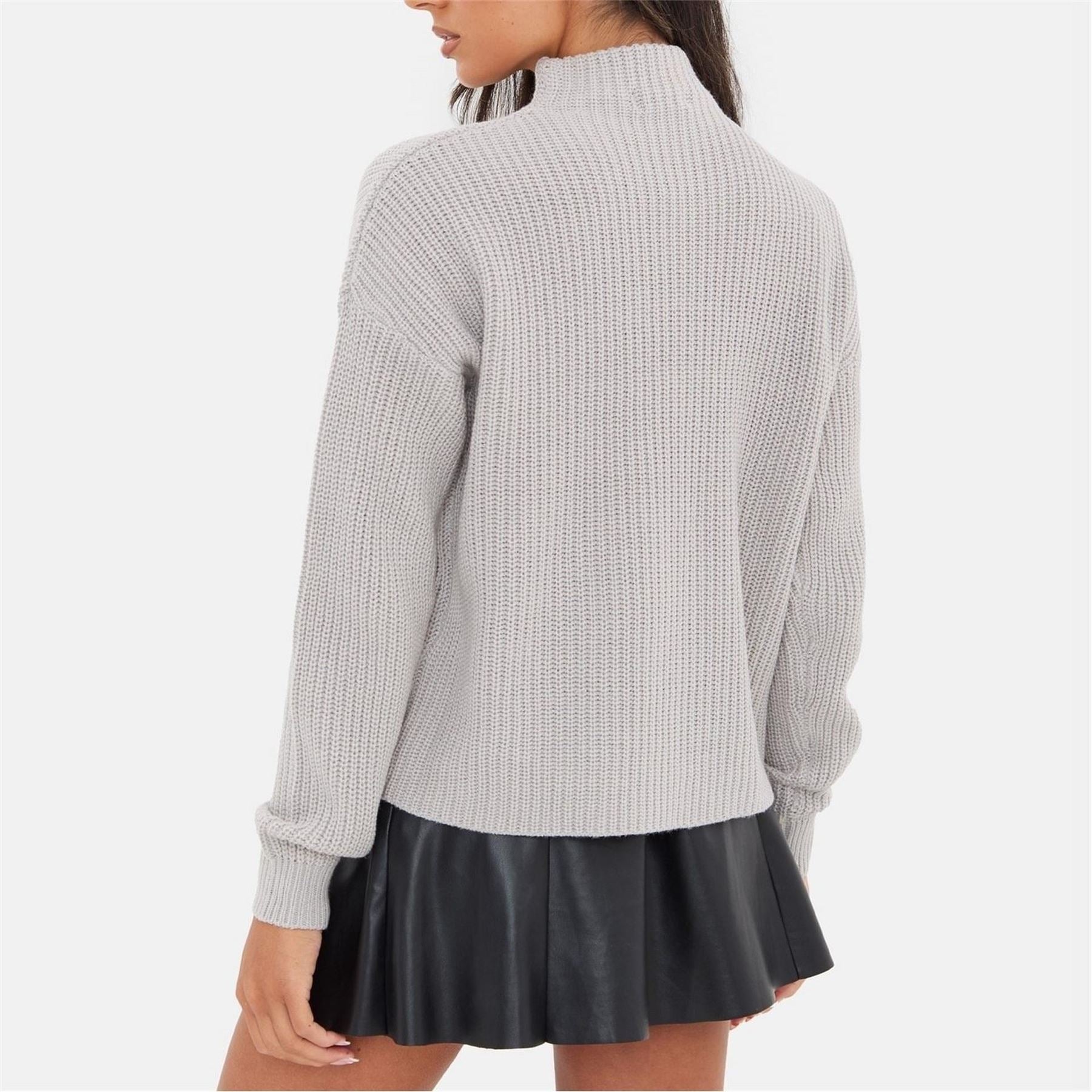 I Saw It First Neck Knit Jumper
