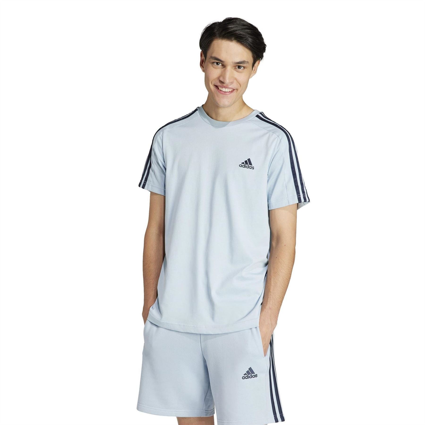 adidas Mens 3 Stripes T-Shirt