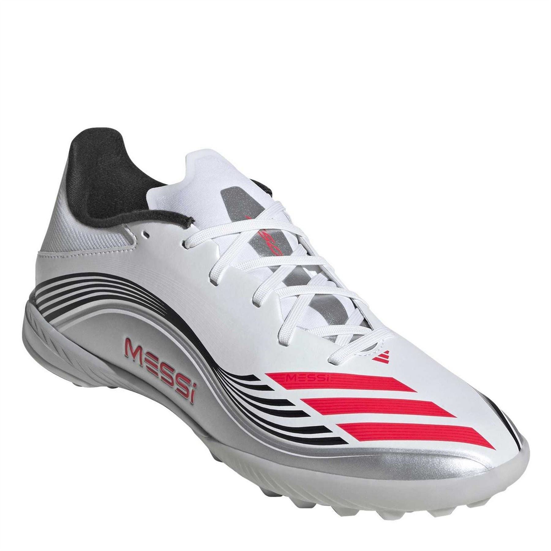 adidas F50 Messi Leather Lace Up Low Top Sneakers