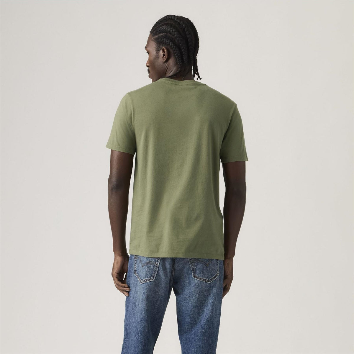 Levis Housemark Bold Logo Crew Neck Short Sleeve Jersey T-Shirt