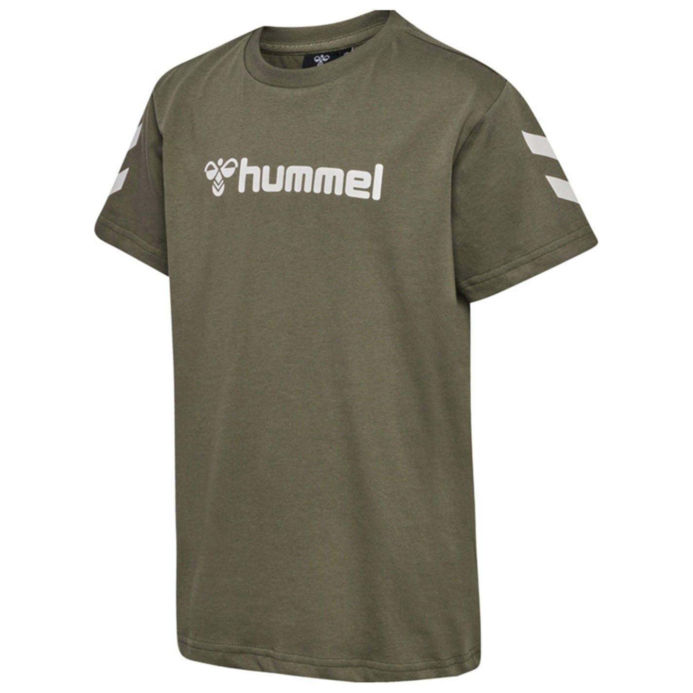 Hummel Novet Wordmark Crew Neck Short Sleeve T-Shirt and Set